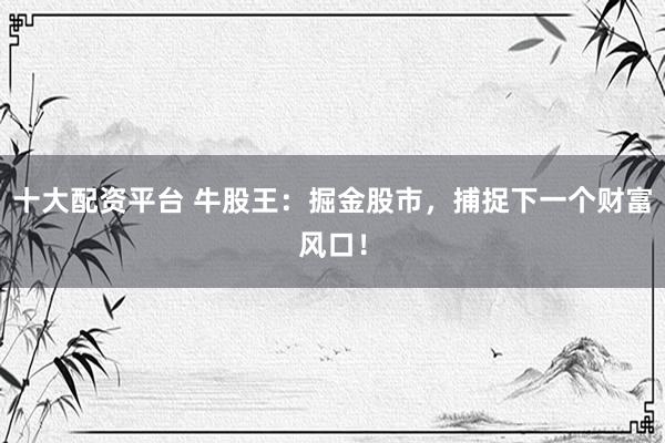 十大配资平台 牛股王：掘金股市，捕捉下一个财富风口！