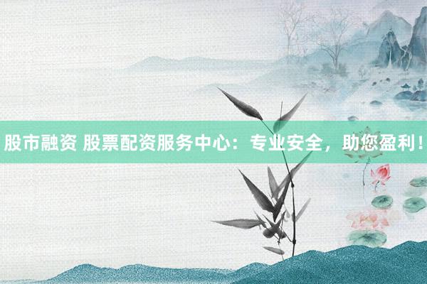 股市融资 股票配资服务中心：专业安全，助您盈利！