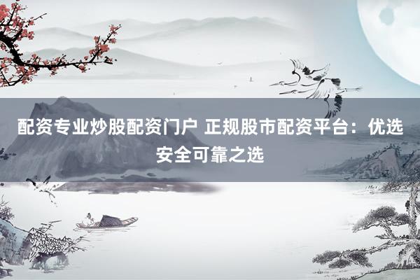 配资专业炒股配资门户 正规股市配资平台：优选安全可靠之选