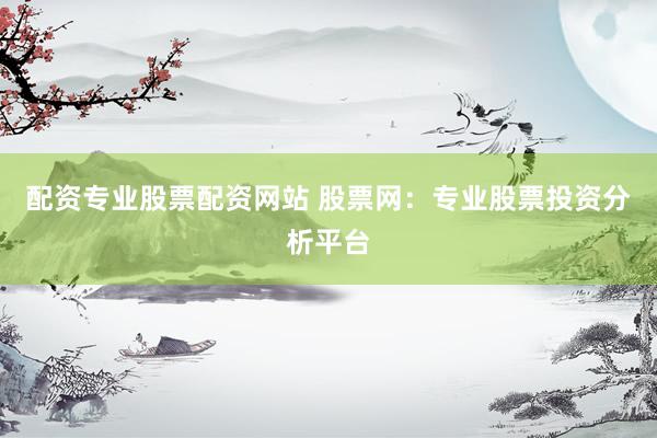配资专业股票配资网站 股票网：专业股票投资分析平台