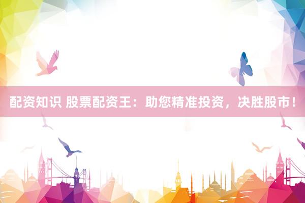 配资知识 股票配资王：助您精准投资，决胜股市！