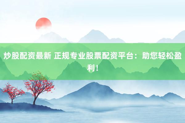 炒股配资最新 正规专业股票配资平台:助您轻松盈利!