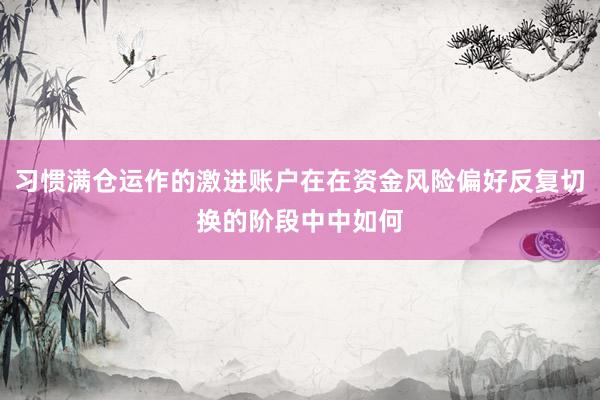 习惯满仓运作的激进账户在在资金风险偏好反复切换的阶段中中如何