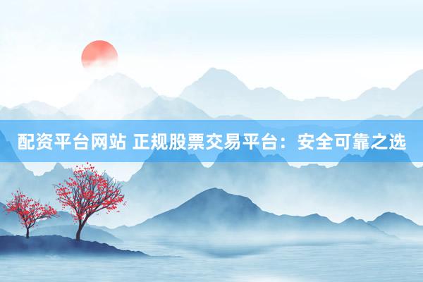 配资平台网站 正规股票交易平台：安全可靠之选