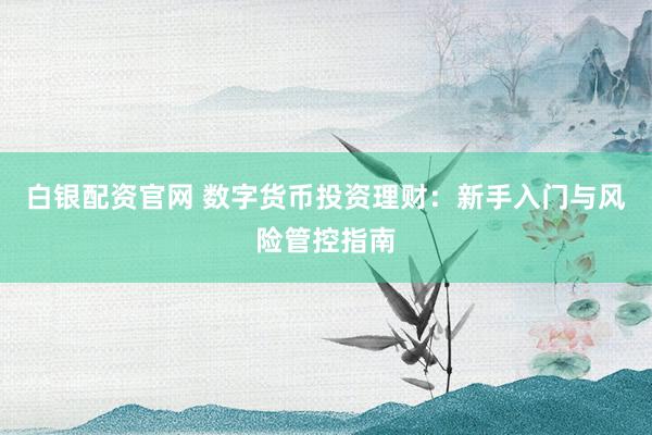 白银配资官网 数字货币投资理财：新手入门与风险管控指南